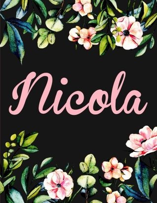 Read online Nicola: Personalised Nicola Notebook/Journal For Writing 100 Lined Pages (Black Floral Design) -  file in ePub