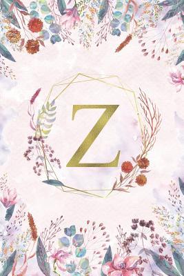 Read Z - Monogrammed Floral Journal: Personalized Medium Ruled 6x9 Initial Notebook For Women & Girls -  file in ePub