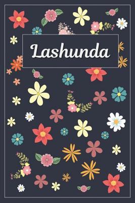 Download Lashunda: Lined Writing Notebook with Personalized Name 120 Pages 6x9 Flowers -  file in ePub
