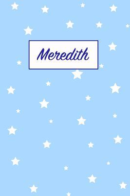 Download Meredith: First Name Personalized Notebook. College Ruled Journal. Pastel Pink Writing Diary with Stars Pattern for Girls and Women - Namester Publishing | PDF