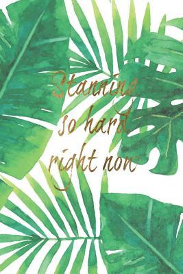Read Stanning so hard right now: Palm leaves and gold lettering slogan lined notebook jotter -  file in ePub