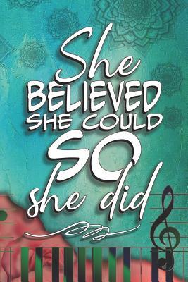 Read She Believed She Could So She Did: 6 x 9 Matte Paperback Notebook Journal Diary, For Women And Girls, With 10 Black Background Inspirational Quotes Coloring Pages Spaced Every 10 Pages -  file in ePub