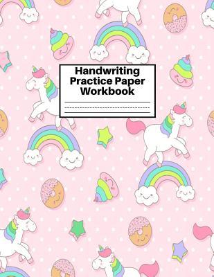 Read online Handwriting Practice Paper Workbook: Cute Unicorn Matte Cover Large 8.5 x 11 Blank Lined Sheets Journal Notebook for Writing Improvement Exercises - Perfect for Preschool, Kindergarten, Grade School Kids (1st, 2nd, 3rd and 4th) and Adults Design Code BW - Macie McMillan file in PDF
