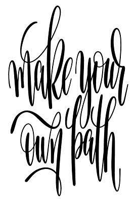 Read online Make Your Own Path: 6x9 College Ruled Line Paper 150 Pages - Startup file in PDF