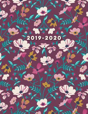 Read online 2019-2020: Daily, Weekly, and Monthly Dated Planner Agenda with Inspirational Quotes, Lined Entries, and Hourly Class Schedule Semester Calendars, for Homework, Study, and Extracurricular Appointment Organization, with a Maroon, Pink and Teal Floral Cover - Artprintly Books | PDF