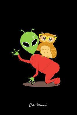 Download Owl Alien Journal: Dot Grid Journal - Owl With Alien Cute Animal Gift Idea - black Dotted Diary, Planner, Gratitude, Writing, Travel, Goal, Bullet Notebook - 6x9 120 pages - Vepa Journals Owl Journal | ePub