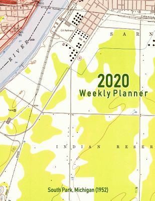 Read 2020 Weekly Planner: South Park, Michigan (1952): Vintage Topo Map Cover -  file in ePub