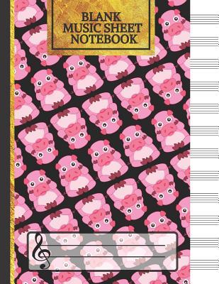 Read Blank Music Sheet Notebook: Music Manuscript Paper, Staff Paper, Music Notebook 12 Staves (Black & Pink Pig Journal) - Musical Creations Co. | ePub