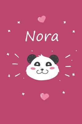 Read online Nora: A cute personalized panda notebook/ diary for girls and women, with 100 lined pages in 6x9 inch format. Personal Diary Personalized Journal Customized Journal -  file in ePub