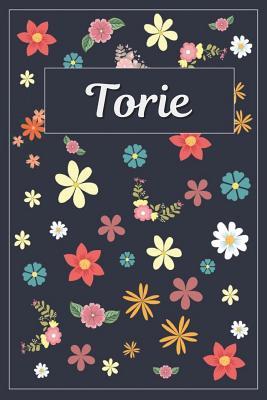Download Torie: Lined Writing Notebook with Personalized Name 120 Pages 6x9 Flowers -  file in ePub