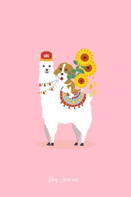 Read online Dog Journal: Dot Grid Journal - Dog With A Llama With Sunflower Elements Cute Animal Gift Idea - Pink Dotted Diary, Planner, Gratitude, Writing, Travel, Goal, Bullet Notebook - 6x9 120 pages -  file in PDF