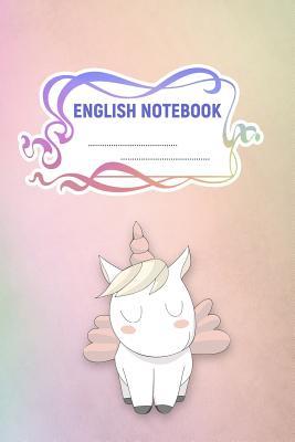 Read online English Notebook: A 6x9 Inch Matte Softcover Paperback Notebook Journal With 120 Blank Lined Pages - Story Paper -Baby Unicorns and Rainbows -  file in PDF
