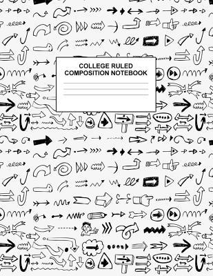 Download College Ruled Composition Notebook: Cute Blank Lined Journal to Write In with White Paper Rule Pages for School Subject and Writing Pad: Design Code A4 5595 - Nifty Prints file in ePub