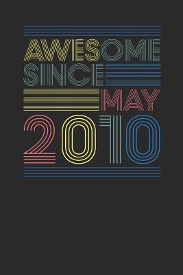 Read Awesome Since May 2010: Graph Paper Notebook / Journal (6 X 9 - 5 Squares per inch - 120 Pages) - May Birthday Gift Idea - Awesome Publishing | ePub