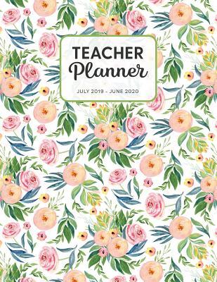 Read Teacher Planner 2019-2020: Dated Weekly Lesson Plan with Calendar & Vertical Days - Happy Floral Blooms - Tara Petticrew file in PDF