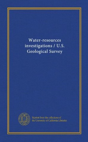 Read Water-resources investigations / U.S. Geological Survey - . Unknown | ePub
