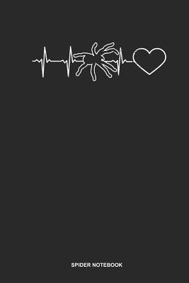 Read online Spider Notebook: Lined Log Book For Arachnophile Person: Tarantula Journal Heartbeat Ecg Gift -  file in ePub
