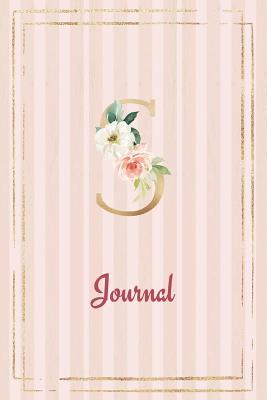 Download S Journal: Roses Journal, personalized monogram initial S blank lined notebook with interior pages decorated with roses for women and girls - Flower Love Press file in ePub