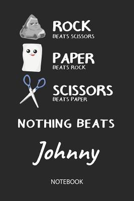 Download Nothing Beats Johnny - Notebook: Rock Paper Scissors Game Pun - Blank Ruled Kawaii Personalized & Customized Name Notebook Journal Boys & Men. Cute Desk Accessories & Kindergarten Writing Practise, Back To School Supplies, Birthday & Christmas Gift. - Rockpaperscissors Publishing | ePub