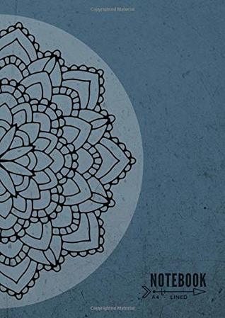 Download Lined Notebook A4: Large Decorative Journal Notebook with Blank Date on Top  Mandala Dark Blue Design - Erin Cora file in ePub