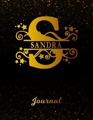 Read online Sandra Journal: Letter S Personalized First Name Personal Writing Diary - Black Gold Glittery Space Effect Cover - Daily Diaries for Journalists & Writers - Note Taking - Write about your Life & Interests -  | PDF
