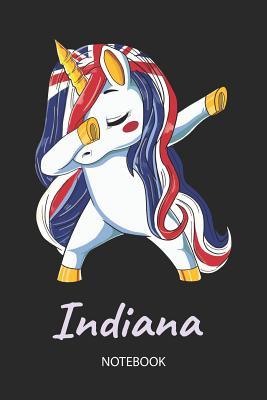 Read online Indiana - Notebook: Blank Lined Personalized & Customized Name Great Britain Union Jack Flag Hair Dabbing Unicorn Notebook / Journal for Girls & Women. Funny Unicorn Accessories & Back To School Supplie, Birthday, Christmas & Name Day Gift for Her. -  | ePub