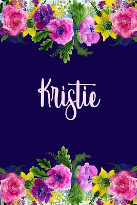 Read Kristie: Personalized Name Pink Floral Design Matte Soft Cover Notebook Journal to Write In. 120 Blank Lined Pages -  | PDF