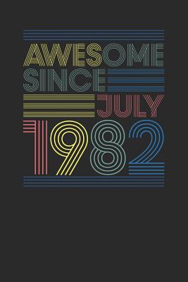 Read Awesome Since July 1982: Graph Paper Journal (6 X 9 - 120 Pages/ 5 Squares per inch) for Birthday Gift Idea - Awesome Publishing | PDF