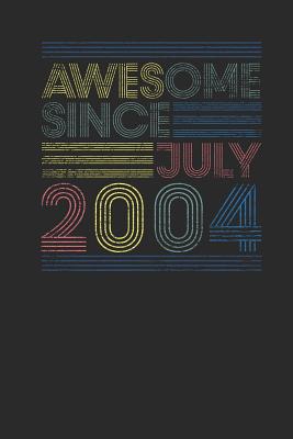 Read online Awesome Since July 2004: Dotted Bullet Grid Notebook / Journal (6 X 9) - July Birthday Gift and July Anniversary Gift - Awesome Publishing file in ePub