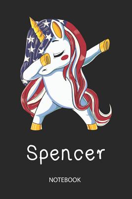 Download Spencer - Notebook: Blank Lined Personalized & Customized Name Patriotic USA Flag Hair Dabbing Unicorn School Notebook / Journal for Girls & Women. Funny Unicorn Desk Accessories & First Day Of School, 4th of July, Birthday, Christmas & Name Day Gift. -  file in PDF