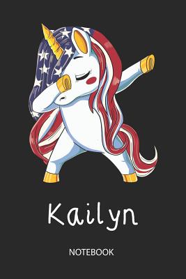 Read Kailyn - Notebook: Blank Lined Personalized & Customized Name Patriotic USA Flag Hair Dabbing Unicorn School Notebook / Journal for Girls & Women. Funny Unicorn Desk Accessories & First Day Of School, 4th of July, Birthday, Christmas & Name Day Gift. -  | PDF